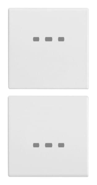 VIMAR S.P.A. - VIW20751.B DUE MEZZI TASTI 1M NEUTRO PERS. BIANCO