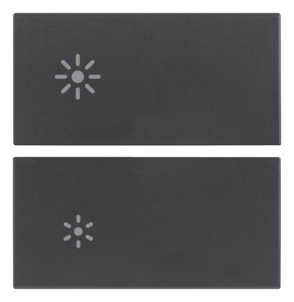 VIMAR S.P.A. - VIW20752.3 DUE MEZZI TASTI 2M REGOLAZIONE GRIGIO