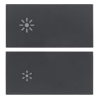 VIMAR SPA - VIW20752.3 Due mezzi tasti 2M dimmer grigio