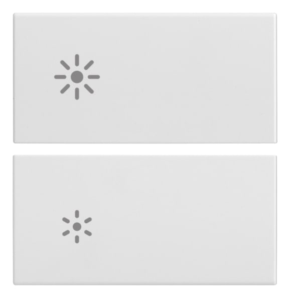 VIMAR S.P.A. - VIW20752.3.B DUE MEZZI TASTI 2M REGOLAZIONE BIANCO