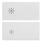 VIMAR SPA - VIW20752.3.B Due mezzi tasti 2M dimmer bianco