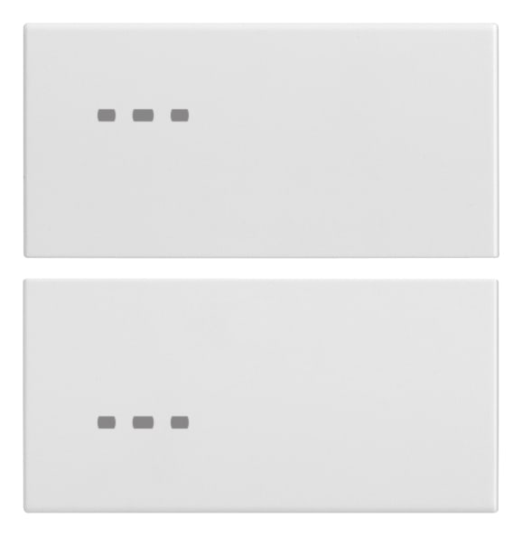 VIMAR S.P.A. - VIW20752.B DUE MEZZI TASTI 2M NEUTRO PERS. BIANCO