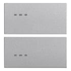 VIMAR SPA - VIW20752.N Due mezzi tasti 2M neutro pers. Next