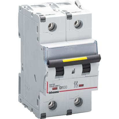 BTICINO BTIFT82D100 BTDIN 160 - MAGNETOT 2P CURVA D 100A 16K