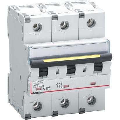 BTICINO S.P.A. - BTIFT83C125 BTDIN 160 - MAGNETOT 3P CURVA C 125A 16K
