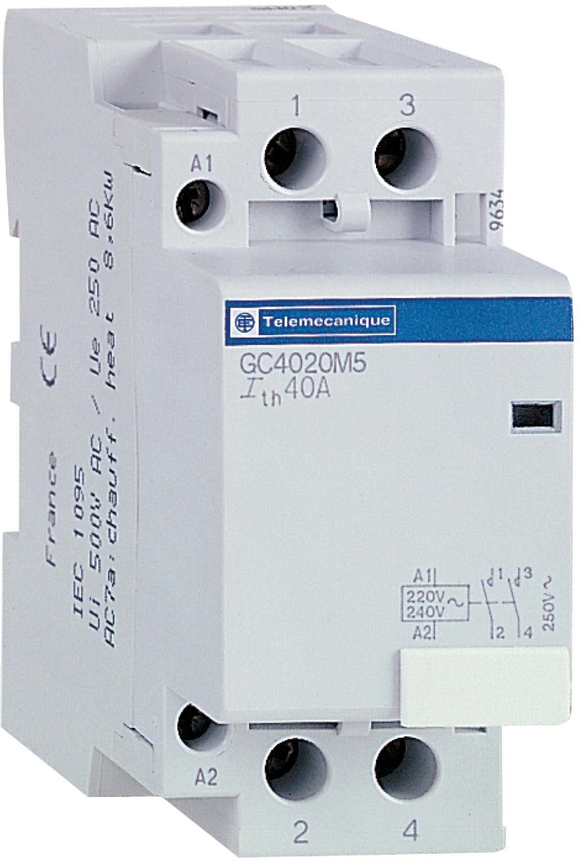 SCHNEIDER ELECTRIC - SNRGC2522M5 CONTATTORE 25A 2F+2O 220V