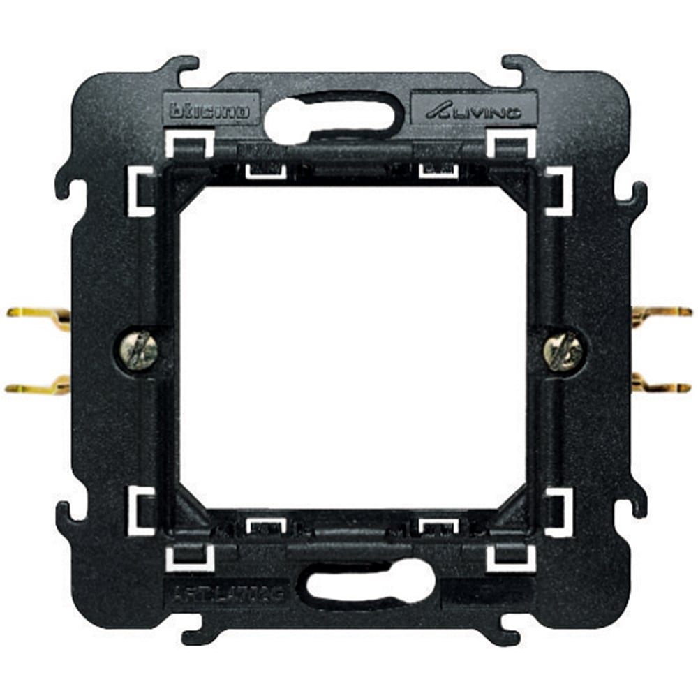 BTICINO S.P.A. - BTIL4702G LIVING INT - SUPPORTO 2 MOD 71X71 GRAFFE