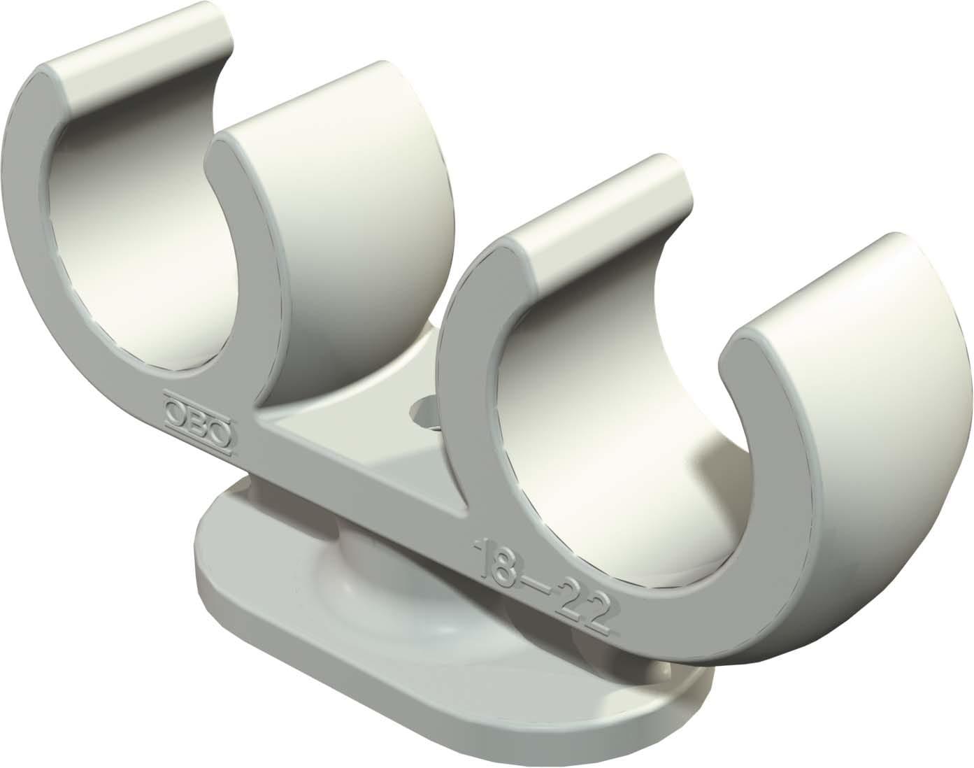 OBO BETTERMANN - OBO2140608 2962 2X10 FASCETTA MORSETTO CON ZOCCOLO
