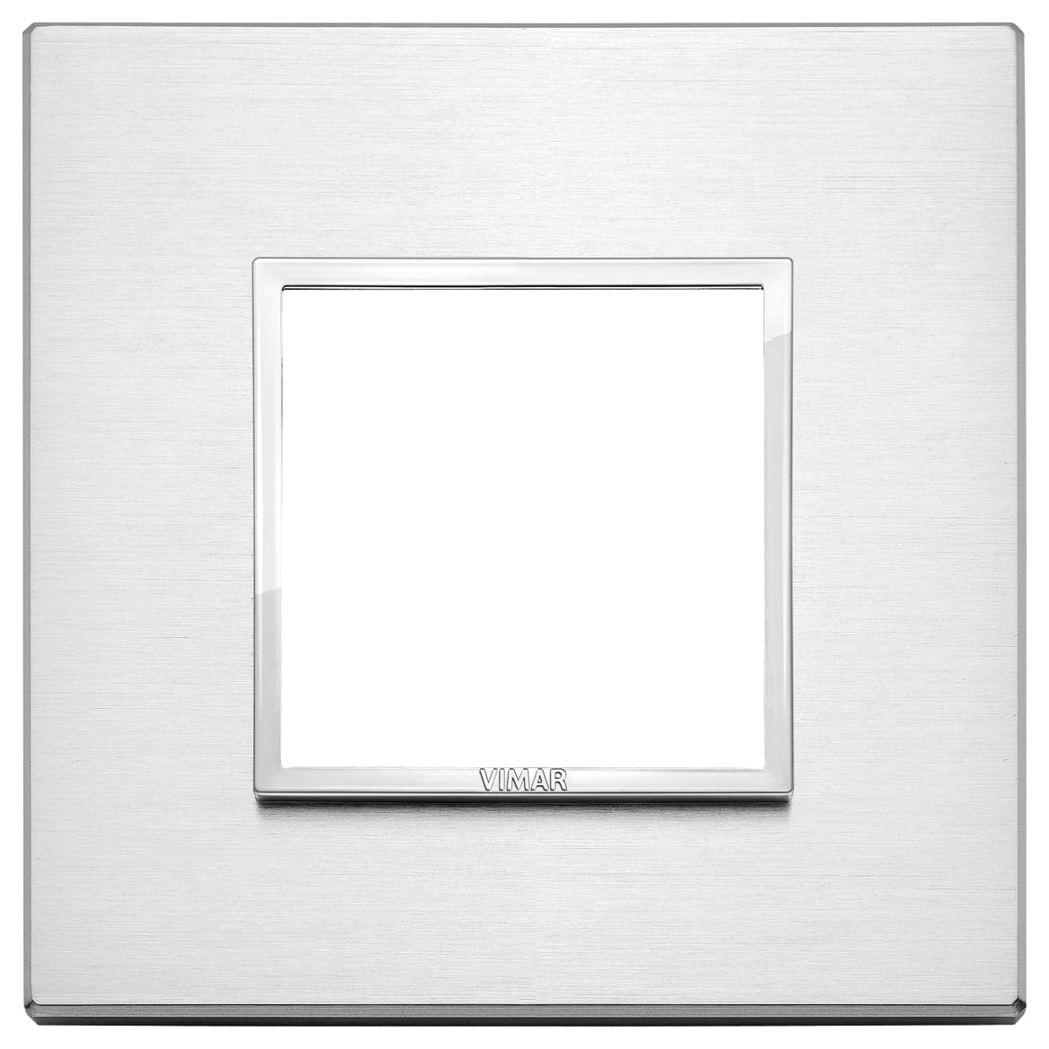 VIMAR SPA VIW21642.01 PLACCA 2M ALLUMINIO BRILLANTE