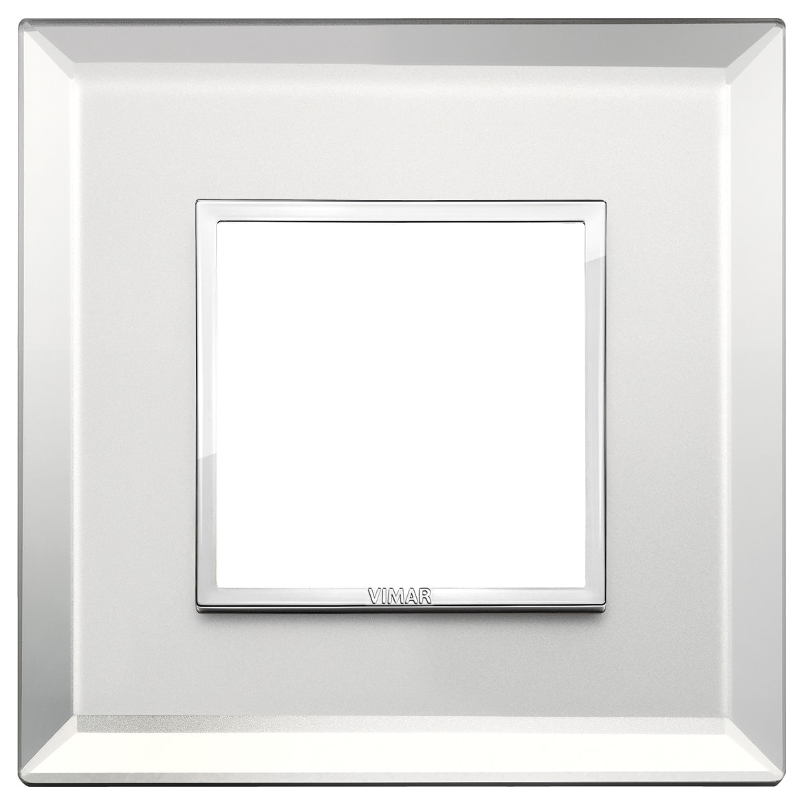 VIMAR SPA VIW21642.72 PLACCA 2M ARGENTO GHIACCIO