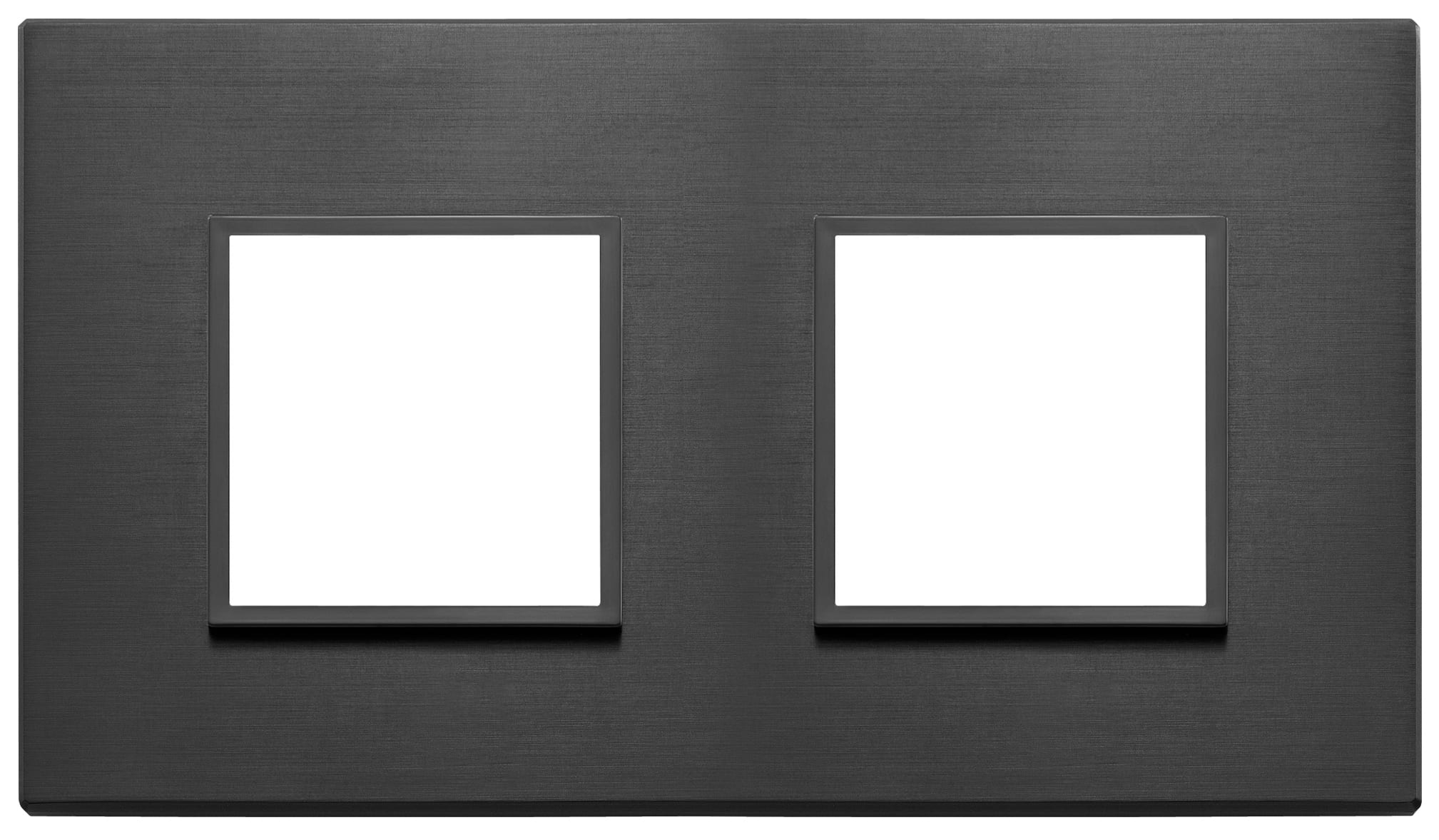 VIMAR SPA VIW21643.18 PLACCA 4M (2+2) INT71 NERO TOTALE
