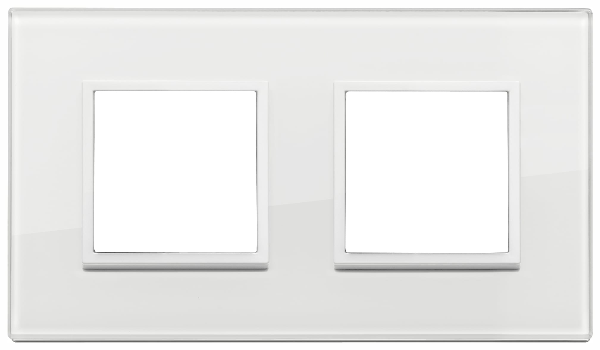 VIMAR SPA VIW21643.87 PLACCA 4M (2+2)INT71 BIANCO TOT DIAMANTE