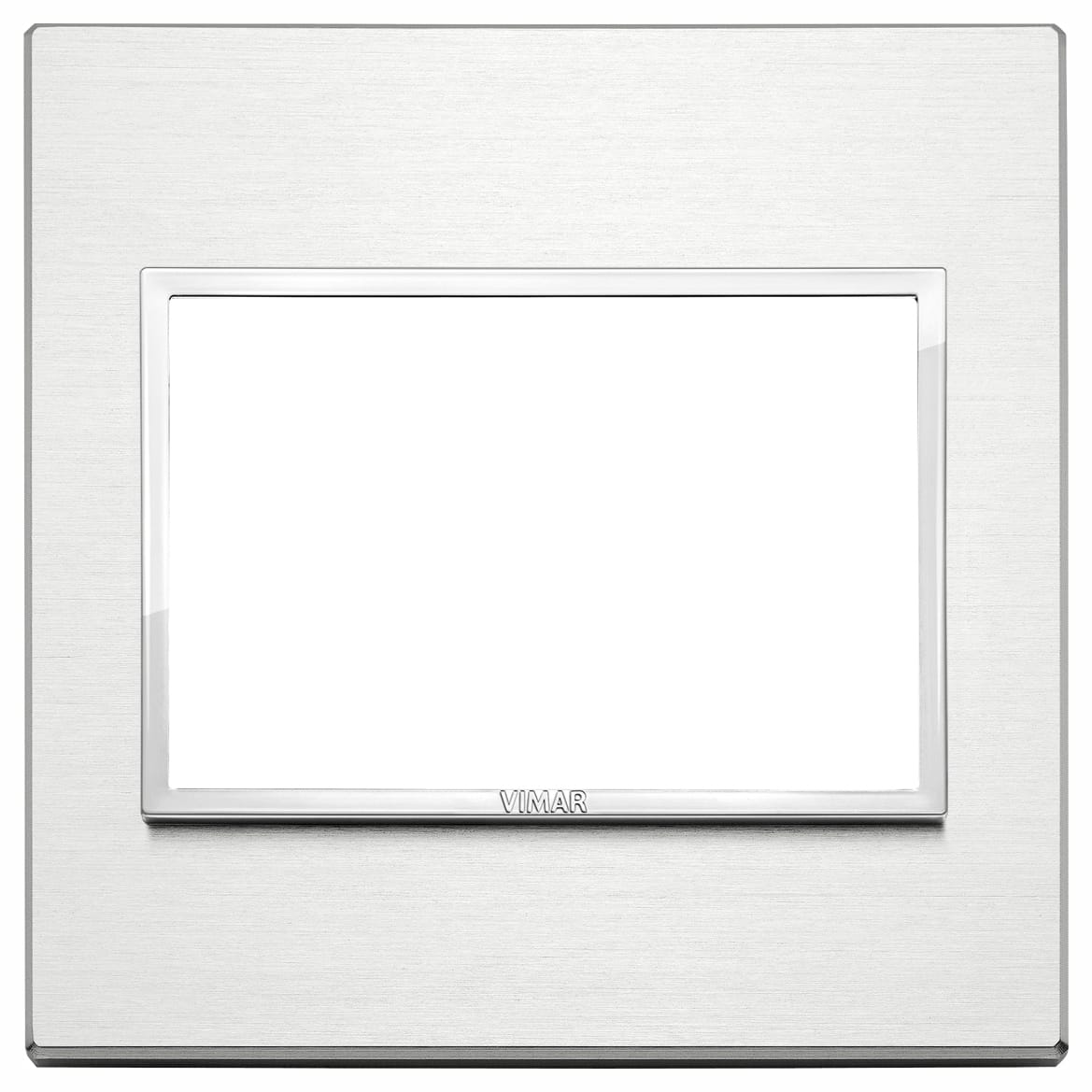VIMAR SPA VIW21648.01 PLACCA 3M BS ALLUMINIO BRILLANTE