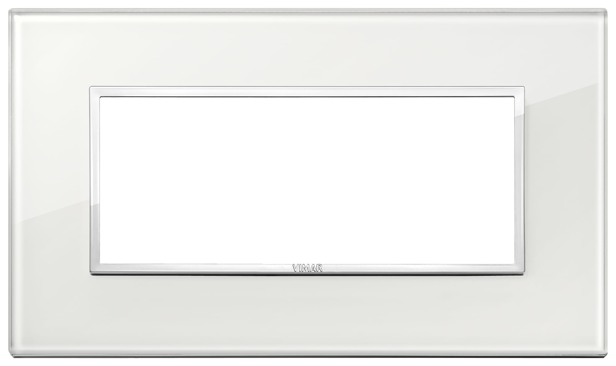 VIMAR SPA VIW21649.70 PLACCA 5M BS BIANCO DIAMANTE