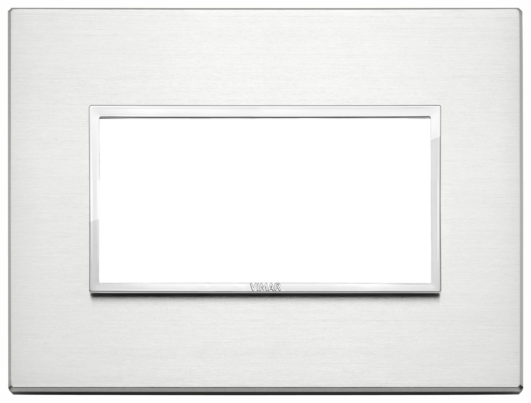 VIMAR SPA VIW21654.01 PLACCA 4M ALLUMINIO BRILLANTE