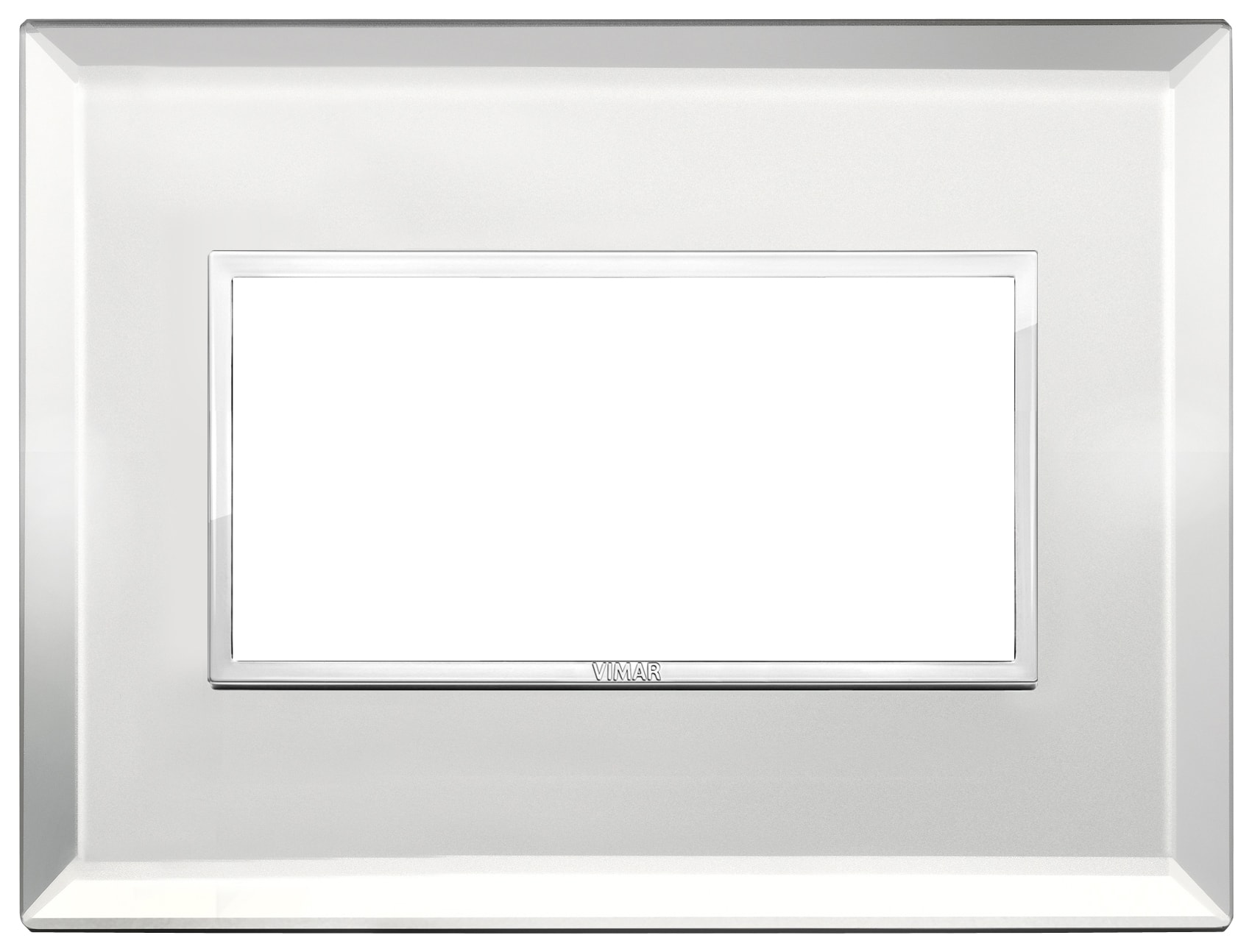 VIMAR SPA VIW21654.72 PLACCA 4M ARGENTO GHIACCIO