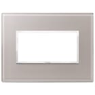 VIMAR SPA - VIW21654.73 PLACCA 4M GRIGIO PERLA