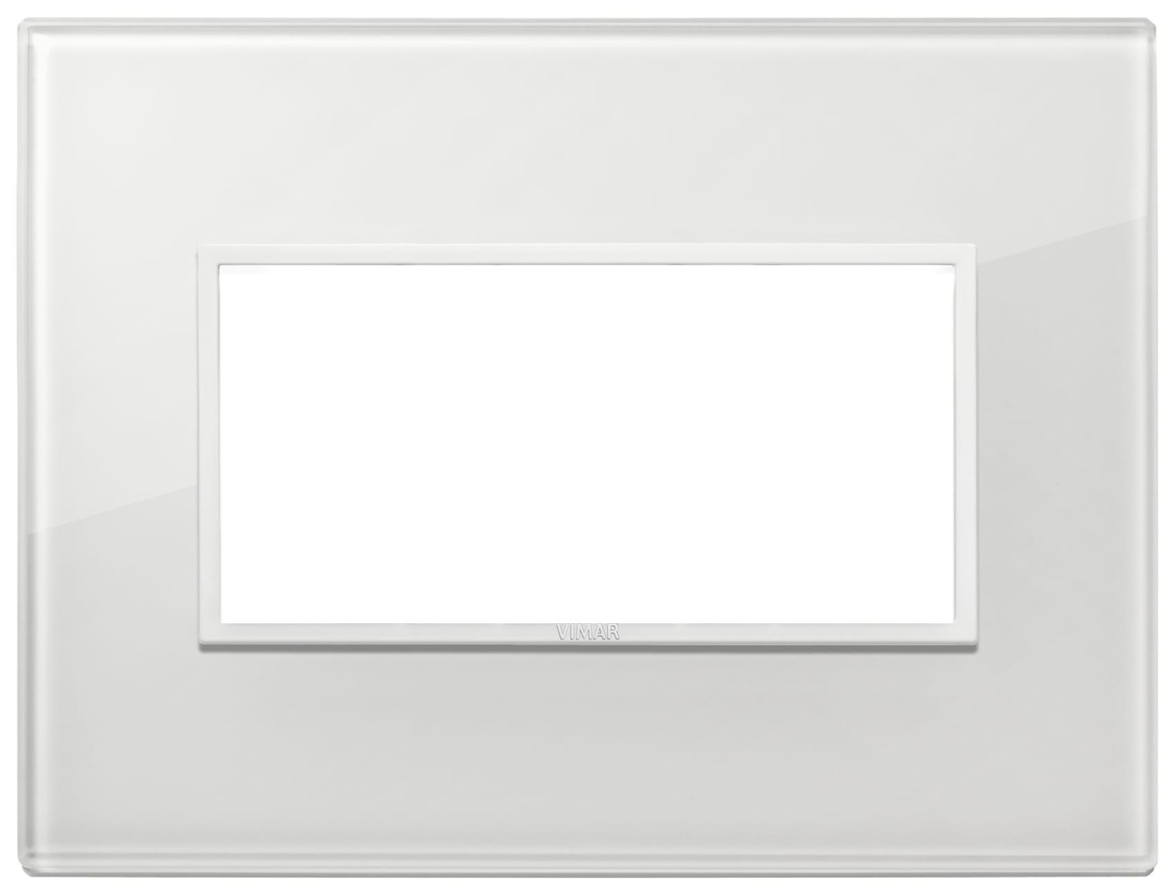 VIMAR SPA VIW21654.87 PLACCA 4M BIANCO TOTALE DIAMANTE