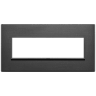VIMAR SPA - VIW21657.18 PLACCA 7M NERO TOTALE