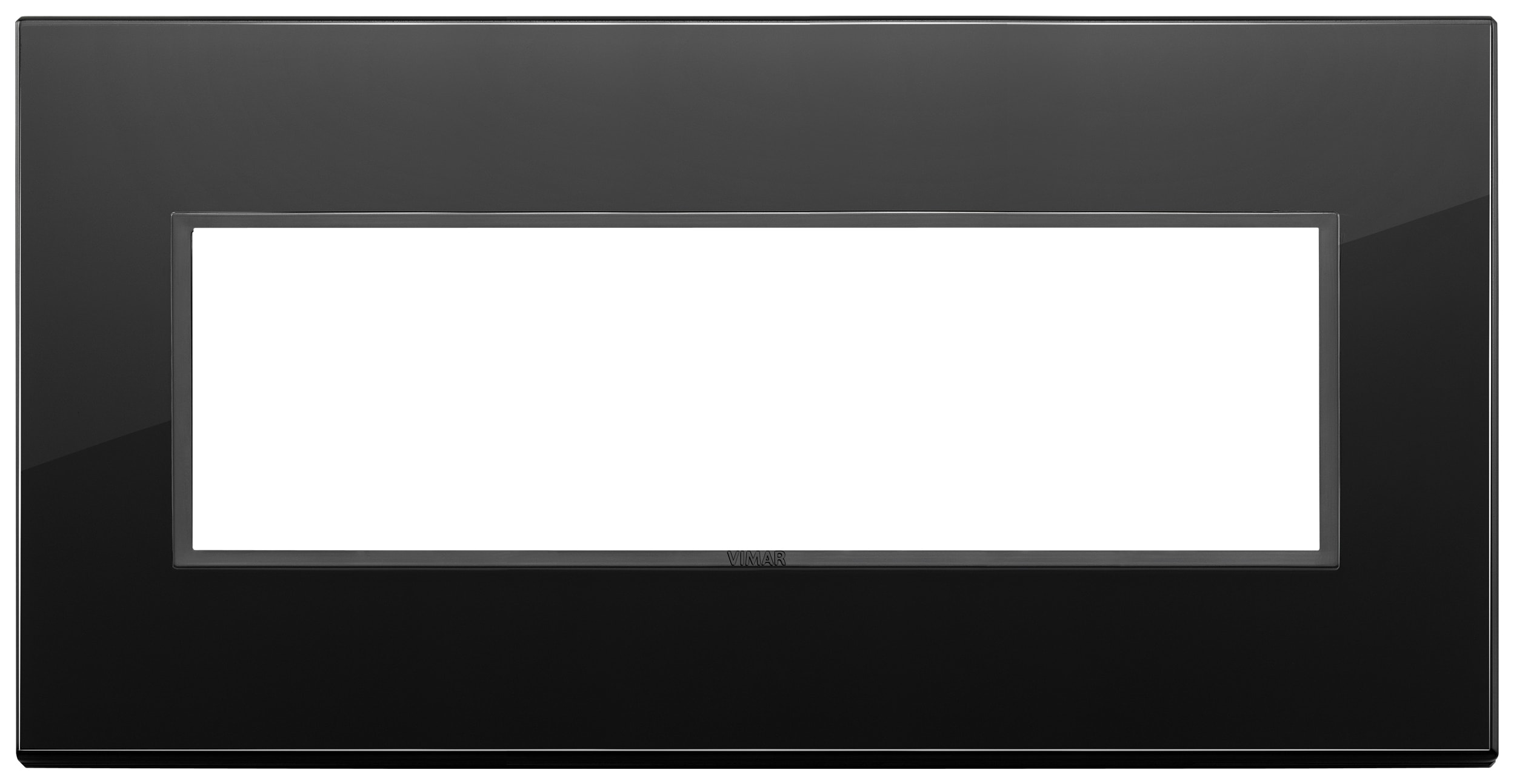 VIMAR SPA VIW21657.88 PLACCA 7M NERO TOTALE DIAMANTE
