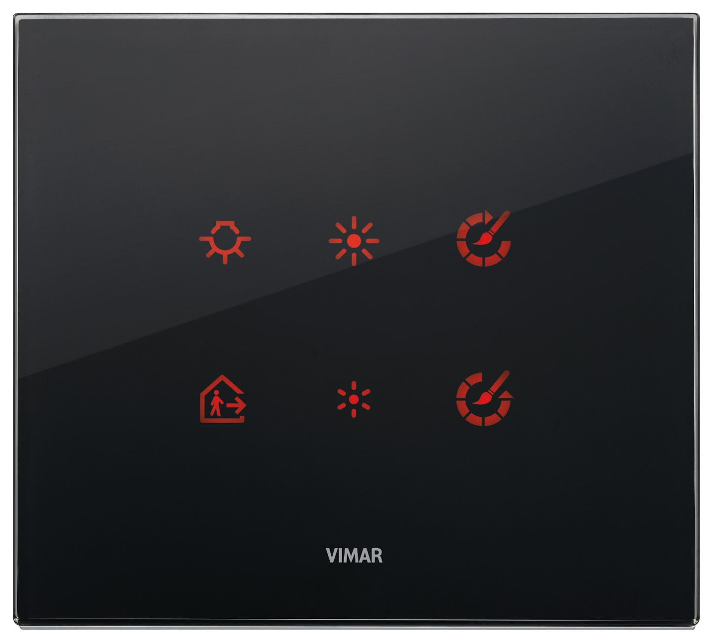 VIMAR SPA VIW21663.76 PLACCA 3M NERO DIAMANTE