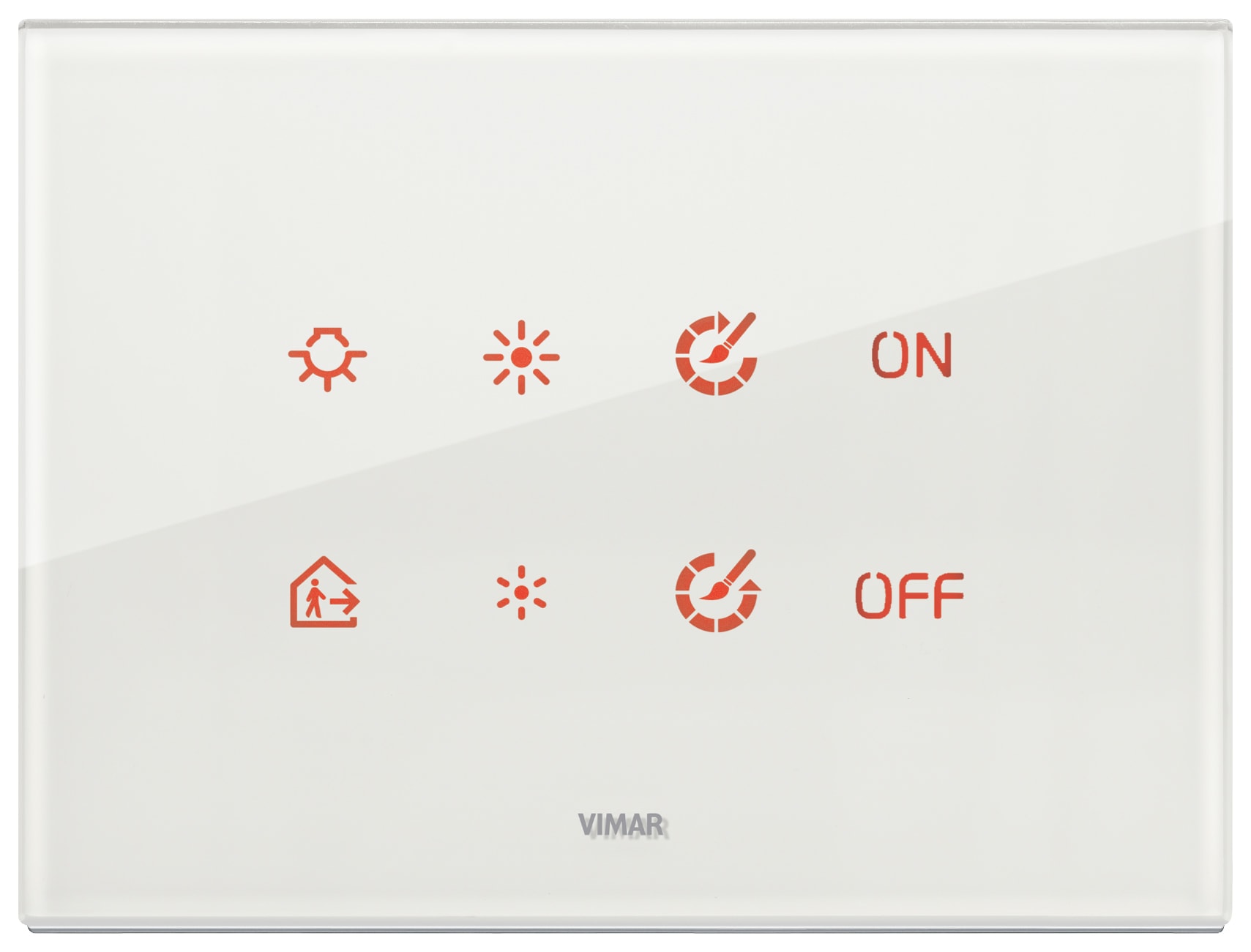 VIMAR SPA VIW21664.70 PLACCA 4M BIANCO DIAMANTE