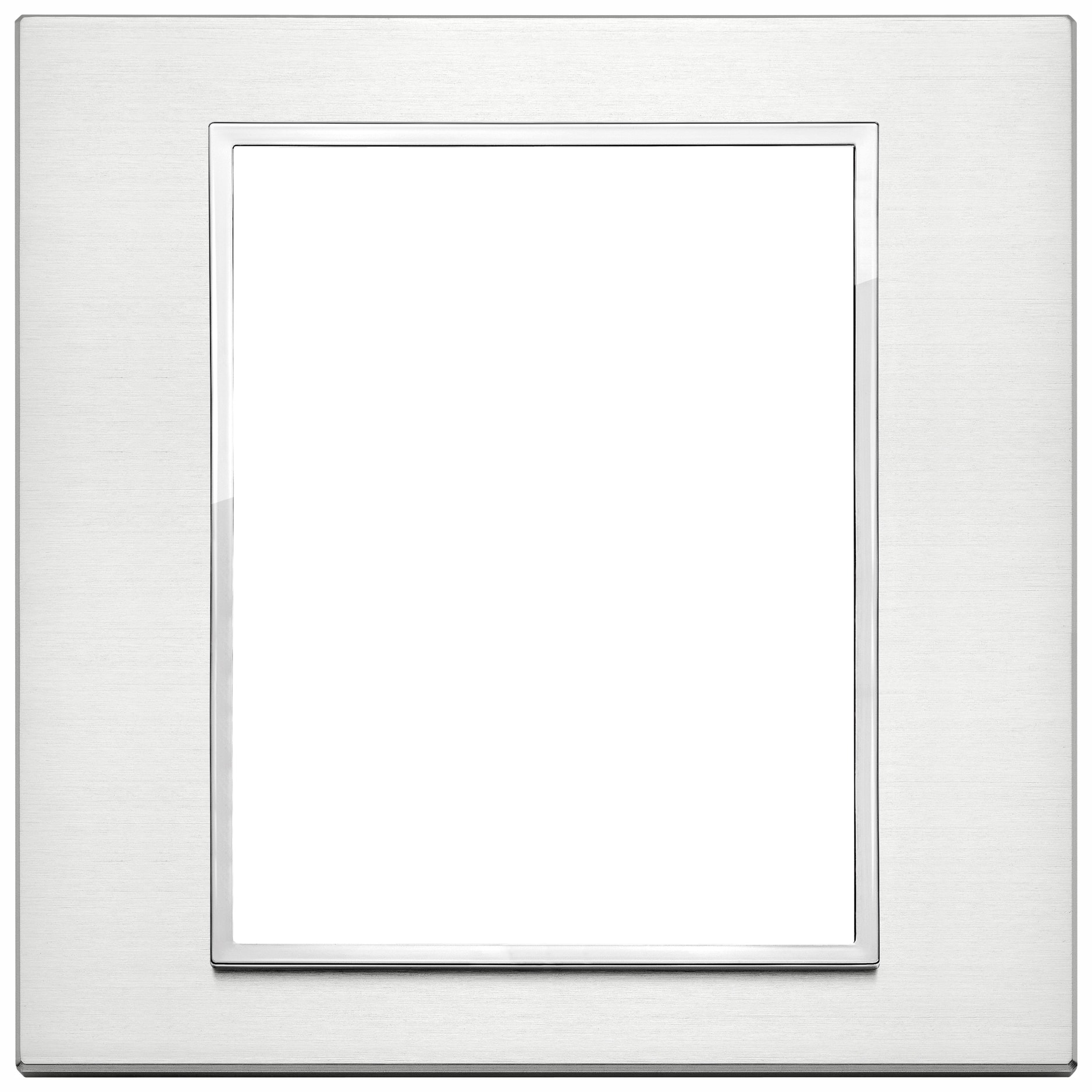 VIMAR SPA VIW21668.01 PLACCA 8M ALLUMINIO BRILLANTE