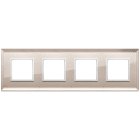 VIMAR SPA - VIW21669.75 PLACCA 8M (2+2+2+2) INT71 SPECCHIO BRONZ