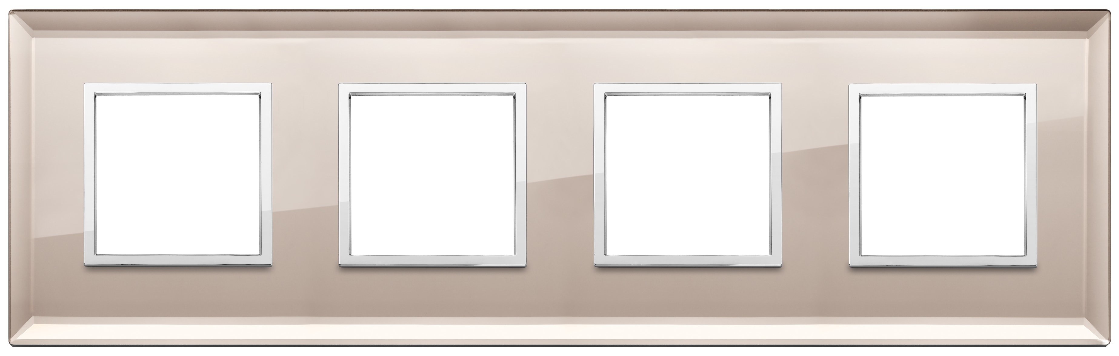 VIMAR SPA VIW21669.75 PLACCA 8M (2+2+2+2) INT71 SPECCHIO BRONZ
