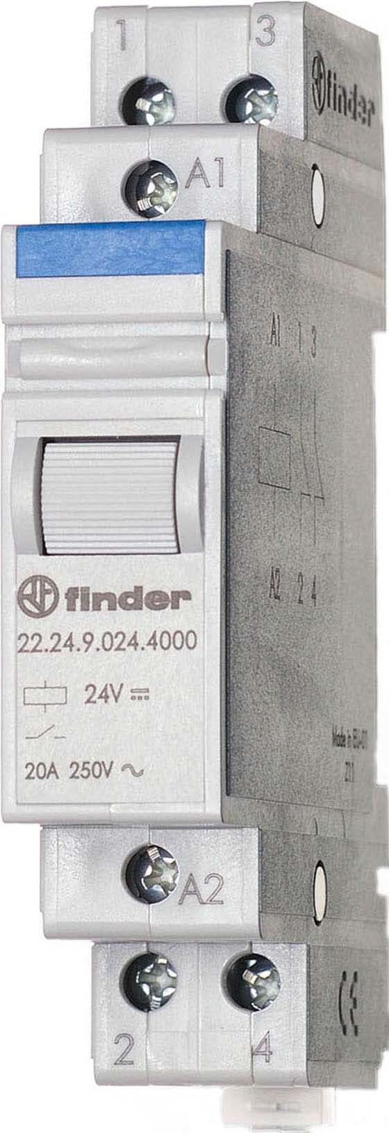 FINDER SPA FIN222490124000 RELE MONOSTABILE 17.5MM 2NC 20A