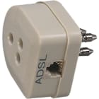 FANTON SRL - FME22385 COMMUTATORE ADSL SPINA/PRESA TRIPOL. AV