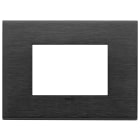 VIMAR SPA - VIW22653.13 PLACCA 3M NERO SPAZZOLATO