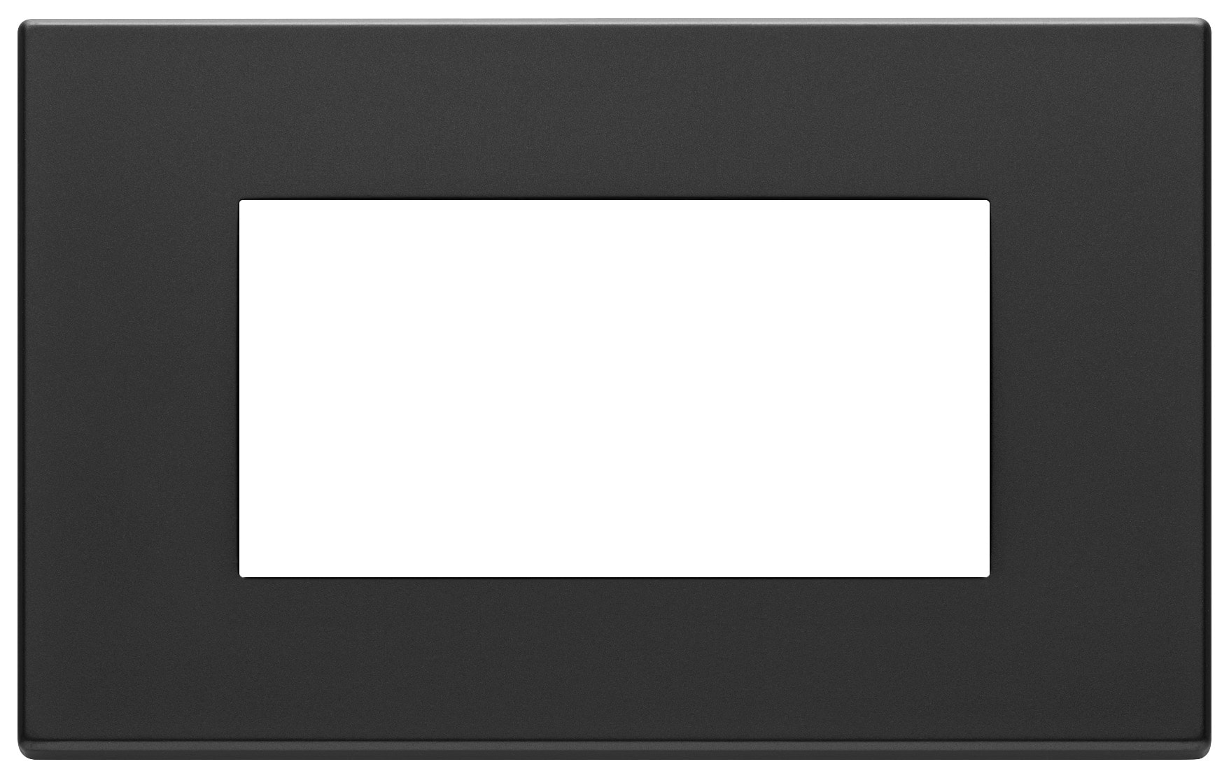 VIMAR S.P.A. - VIW22654.03 Placca 4M grigio antracite