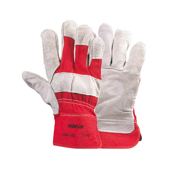 ABC TOOLS SPA - ABCM22680000 GUANTI CUOIO CROS.TELA FELP.