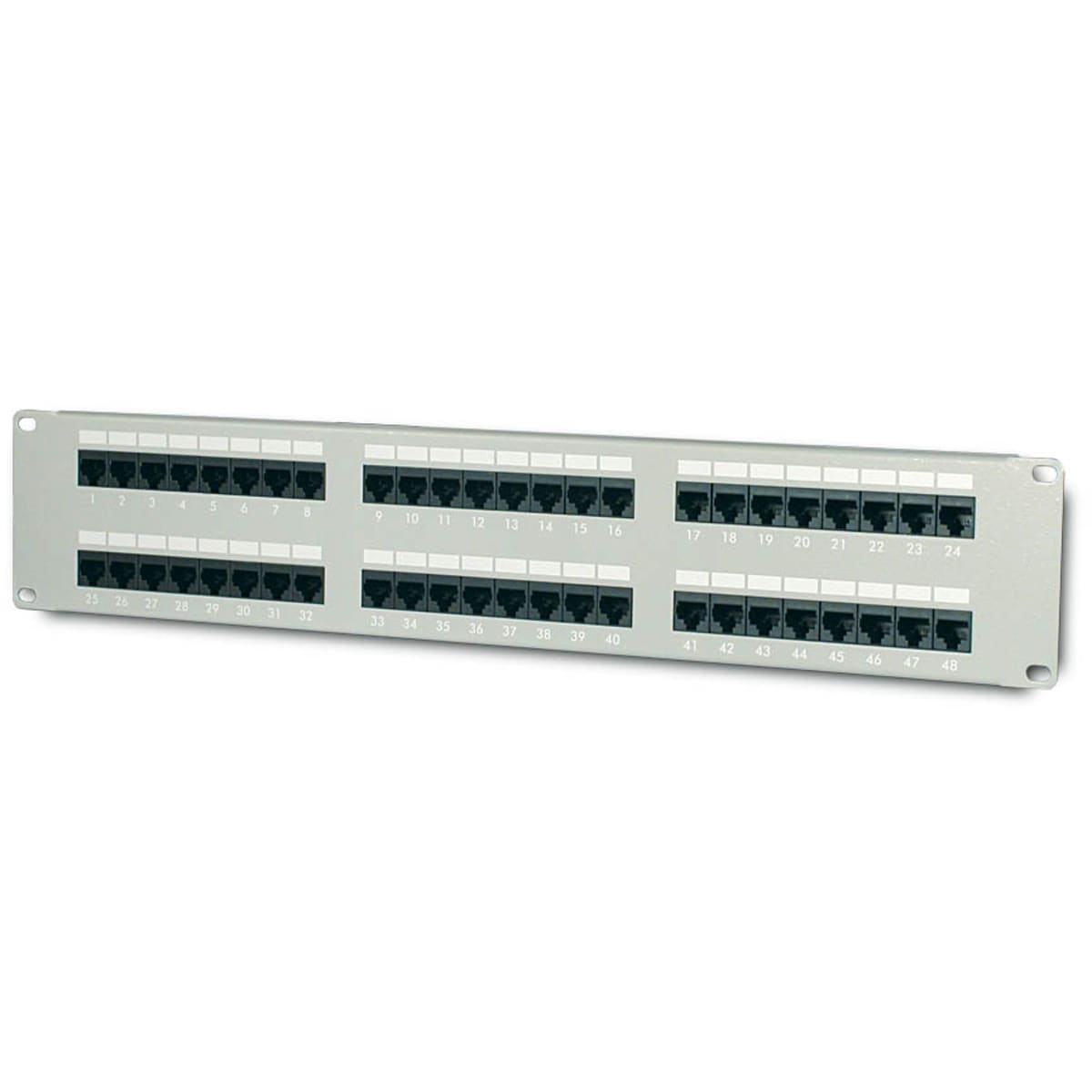 FANTON SRL FME23654 PANN.19 CAT.6 UTP 2U 48P. GR