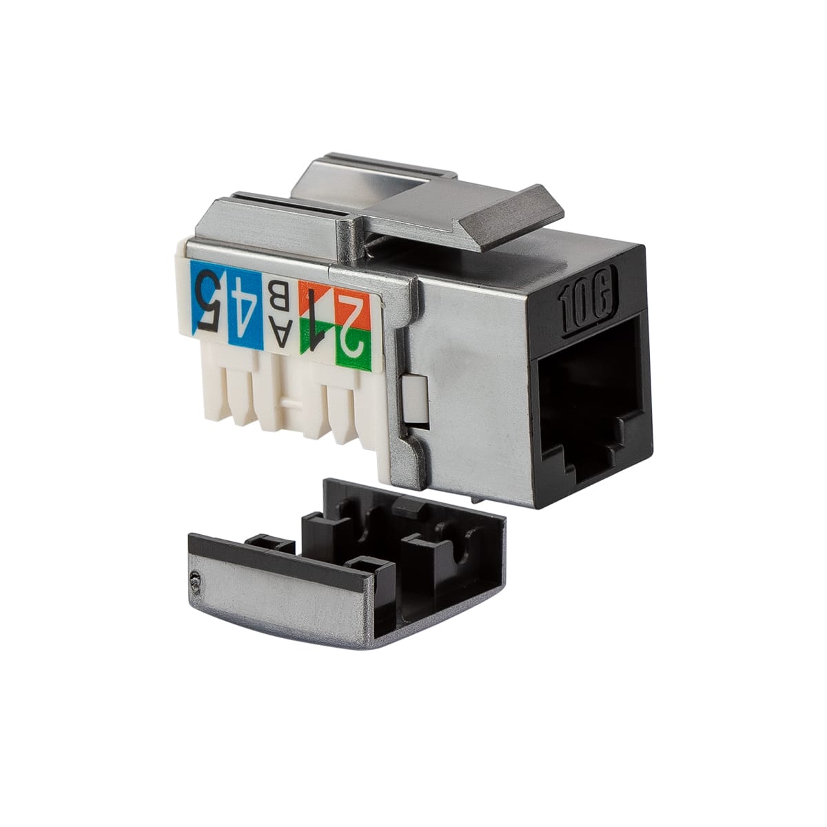 FANTON SRL FME23717 PRESA RJ45 CAT.6A UTP 180° NE