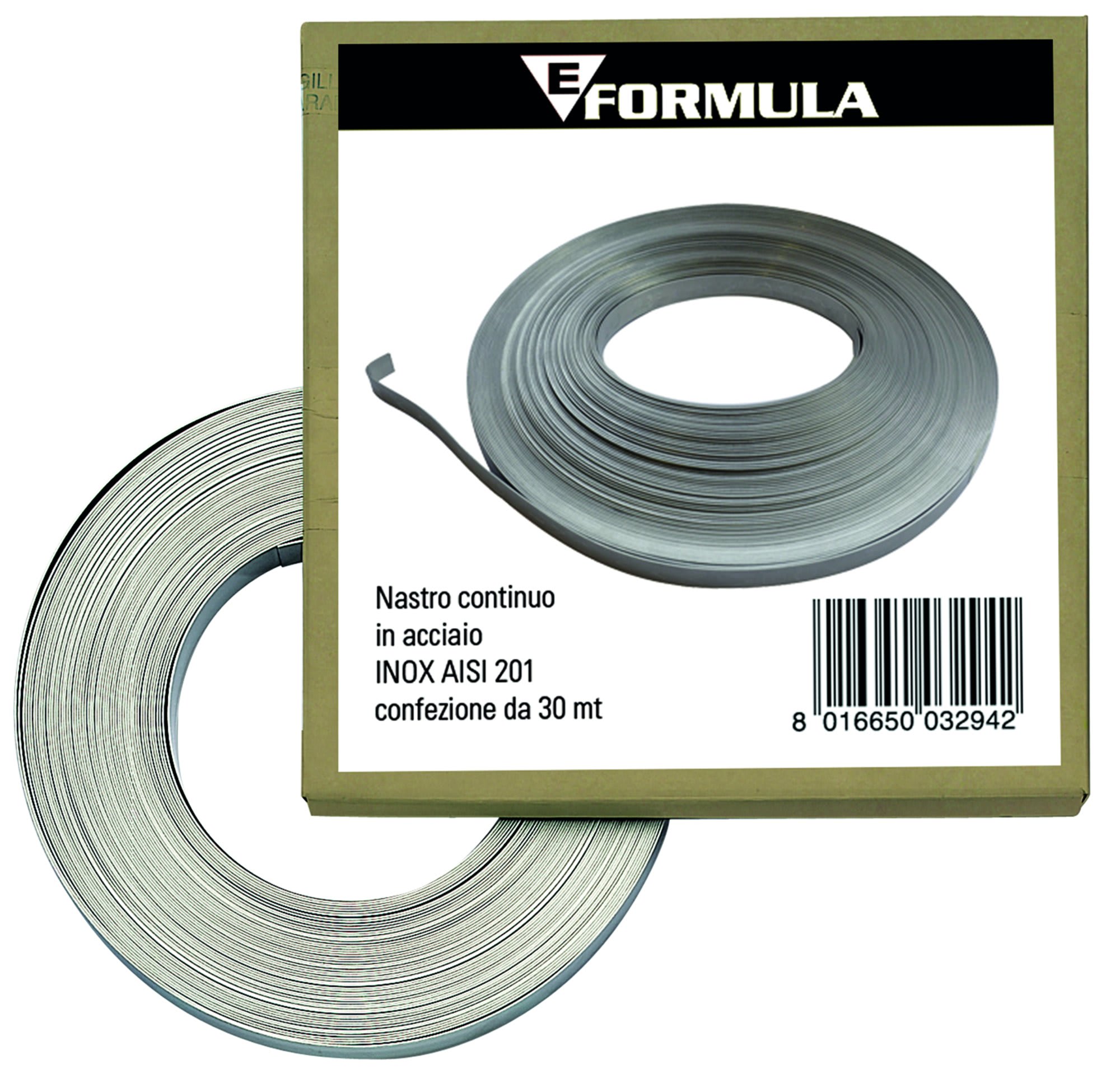 ITW CONSTRUCTION - ITP8413402 ELEMATIC NASTRO 30 MT 1/2 ACCIAIO INOX