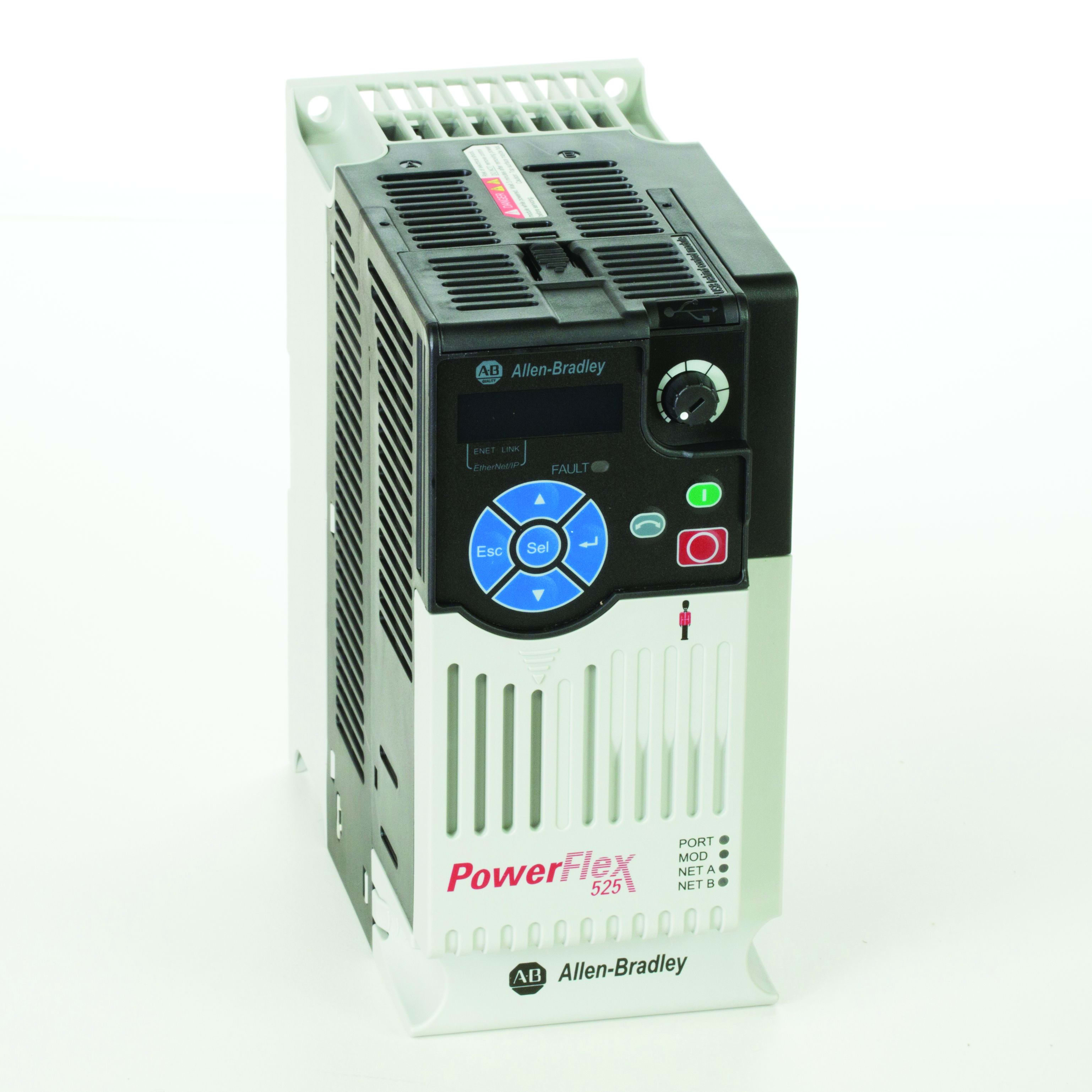 ROCKWELL AUTOMATION RCK25B-A8P0N114 POWERFLEX 525 1.5KW (2HP) AC DRIVE