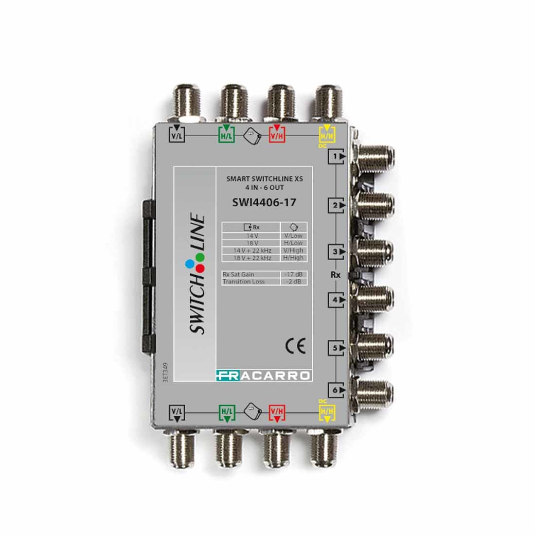 FRACARRO - FRA271086 SWI4406-17 SMART SWLINE XS4*6 -17DB