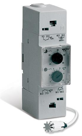 PERRY - PER1TMTE052/M TERMOSTATO 2 DIN QUADRI ELETTRICI