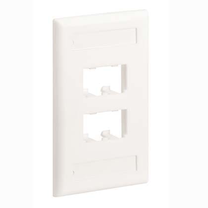 PANDUIT - PANCFPL4IWY PLACCA VERTICALE OFF-WHITE 4 PORTE MINI-