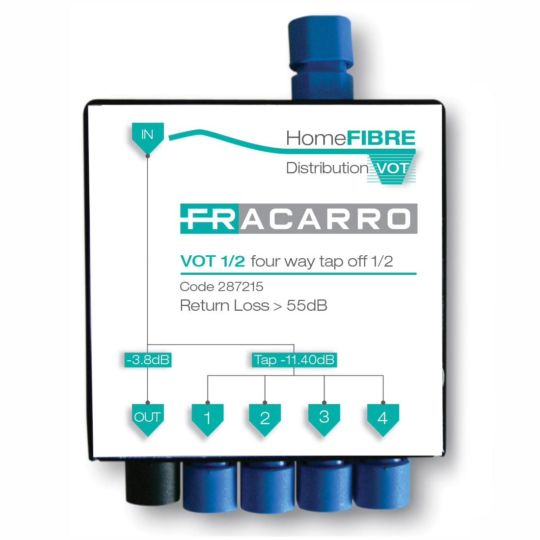 FRACARRO - FRA287215 VOT1/2 DERIVATORE OTT.1/2,4 VIE