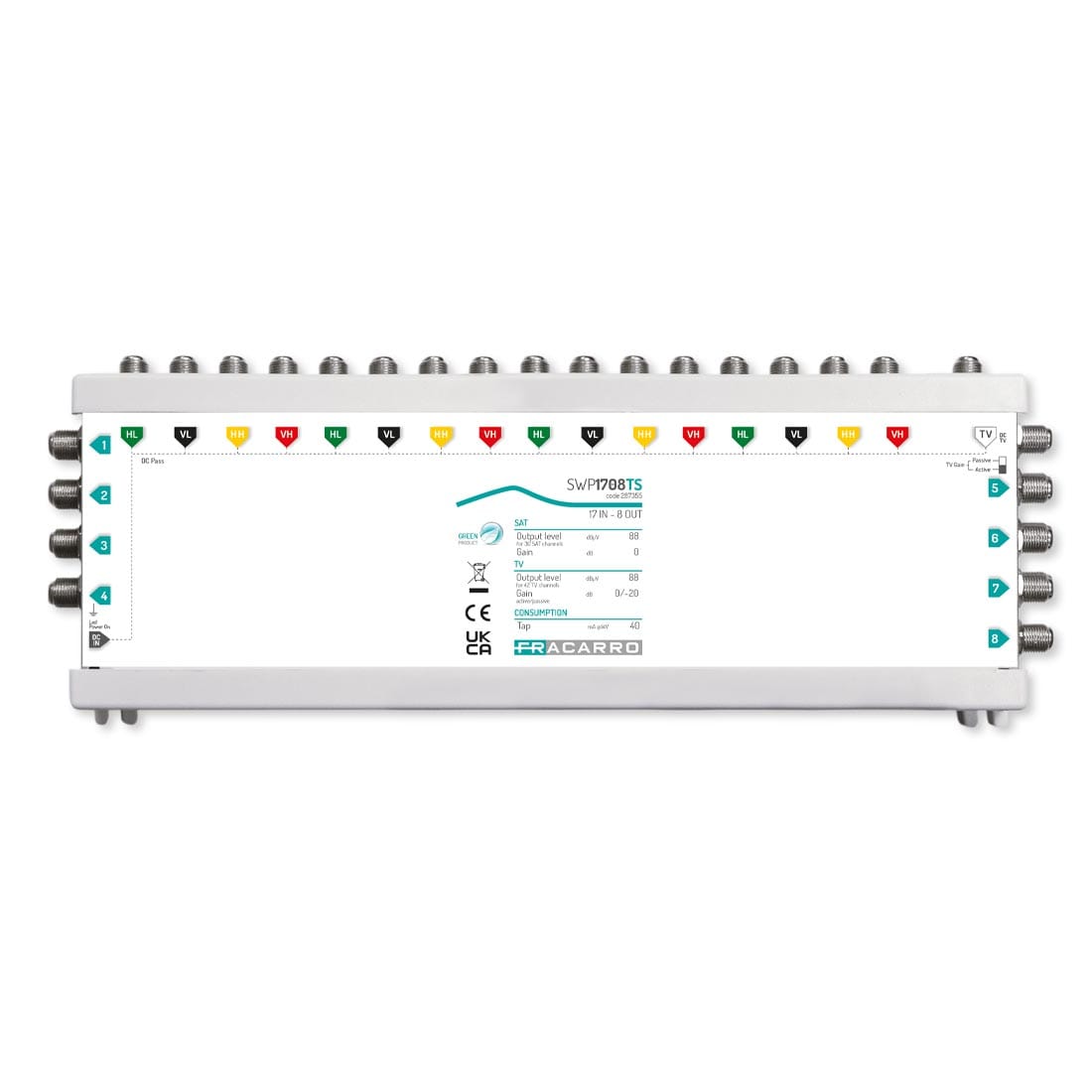 FRACARRO FRA287355 SWP1708TS MSW COMP 17IN 8OU TV A/P