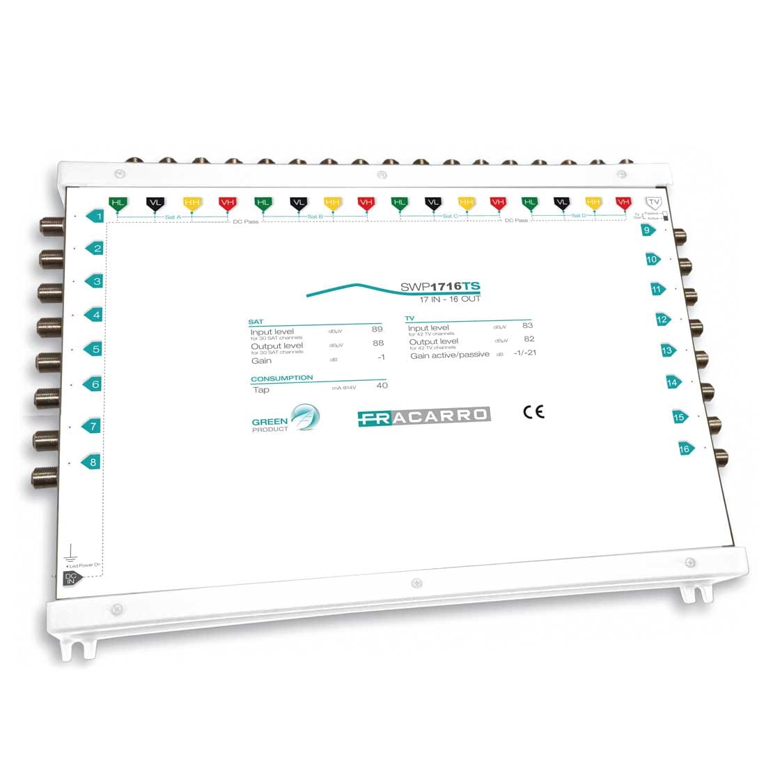 FRACARRO FRA287357 SWP1716TS MSW COM 17IN 16OU TV A/P