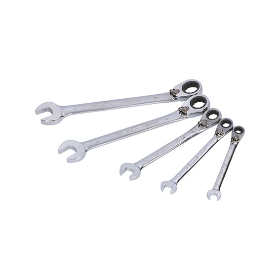 ABC TOOLS SPA - ABCA29395000 5 CHIAVI CRICCH.REVERS.8-19 MM