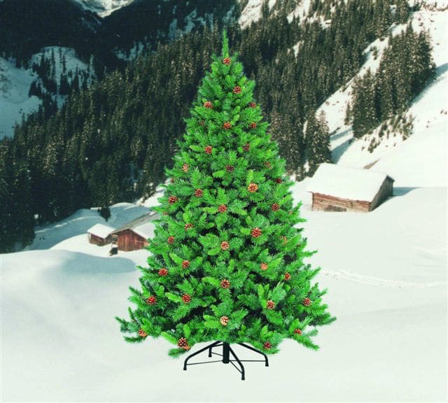 GIOCOPLAST NATALE SP - GCP29560215 DD-01/20V ALBERO C/PIGNE CM.200 VERDE