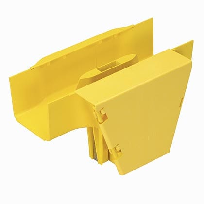PANDUIT PANFRVT4X4YL SI FISSA A UN CANALE E/O RACCORDO 100X10