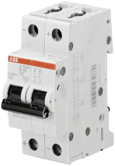 ABB SPA - ABBS202MC3UC S202MUC C 3 INTERRUTTORE AUTOM CA-CC 2P