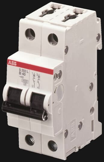 ABB SPA ABBS598446 S202L C 6 INTERRUTTORE AUTOMATICO 4,5KA