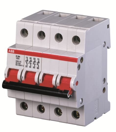ABB SPA ABBM646291 E204/100G INTERRUTTORE-SEZIONATORE 4P 1
